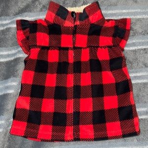 Carters short sleeve zip up vest